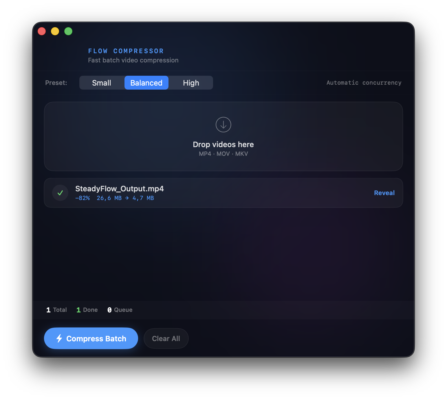 Detailed Compression Stats